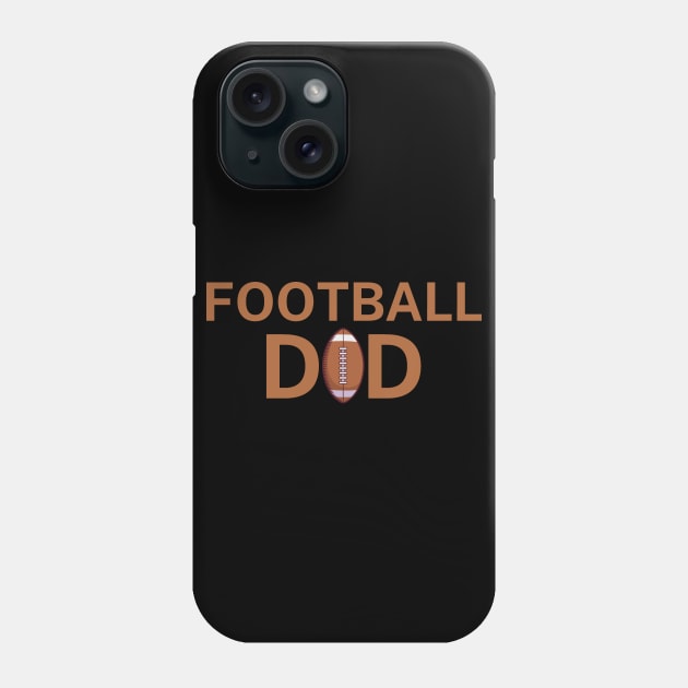 Football dad Phone Case by maxcode