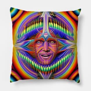 Happy Trails - Trippy Psychedelic Art Pillow