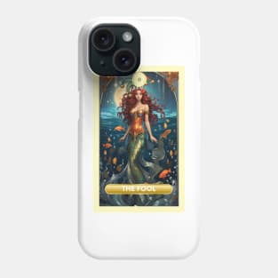 The Fool Card From the Light Mermaid Tarot Deck. Phone Case