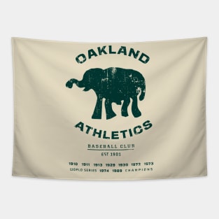 Vintage Oakland Athletics Tapestry