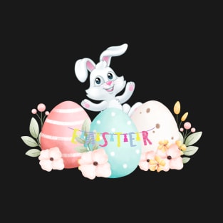 Easter wishes with a cute bunny T-Shirt