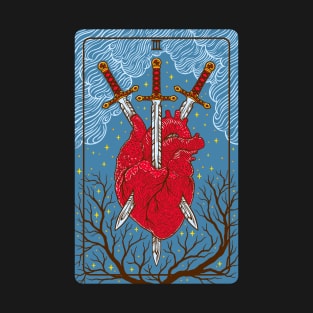 Tarot card - Three Of Swords T-Shirt