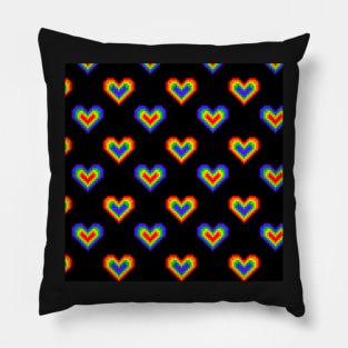 Pixel Heart - Love is Love - LGBT Pillow