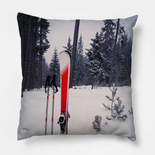 Pair of skis Pillow