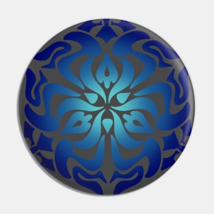 Symmetric Sky Blue Pin