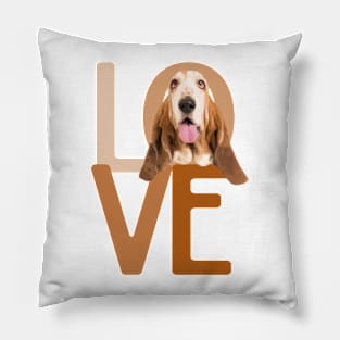 Basset Hound Love Pillow