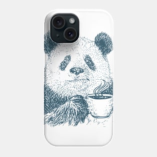 coffee panda Phone Case