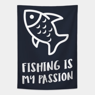 fishing is my passion Tapestry