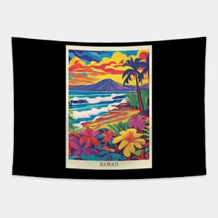 fauvism art of Hawaii usa 3 Tapestry