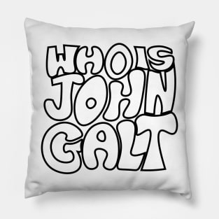 Who is John Galt? Pillow