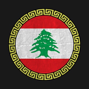 Vintage Lebanon Flag, Lebanese Flag, Flag Of Lebanon, Lebanon T-Shirt