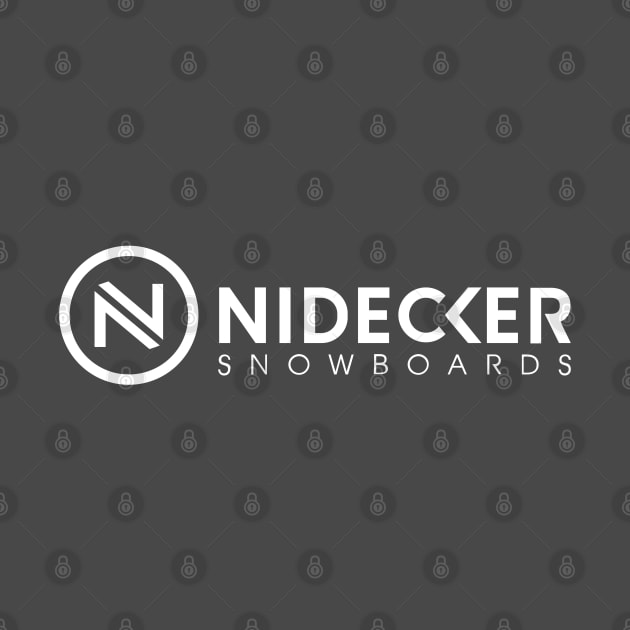Nidecker 02 White Snowboard Sticker Brand | Burton Nitro Capita by susugroo