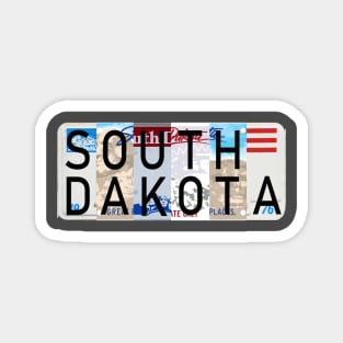 South Dakota License Plate Magnet