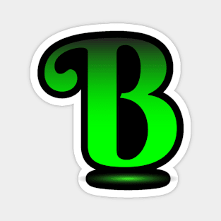 Letter B beautiful letters Magnet