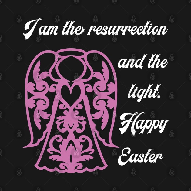 I Am The Resurrection, Religious Easter Angel by Cor Designs