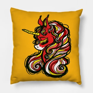 Kansas City Football Unicorn Pillow