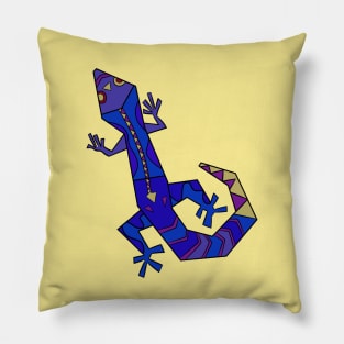 Moira purple gecko Pillow