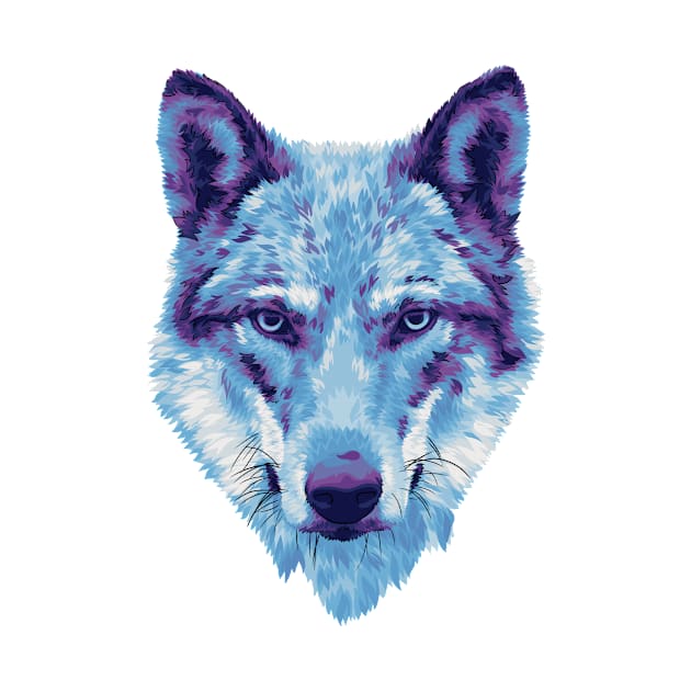 Winter Wolf Stare by polliadesign