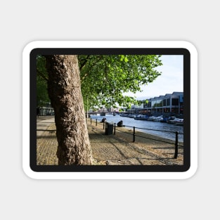 Romantic couples at Bristol Harbour, England, UK Magnet