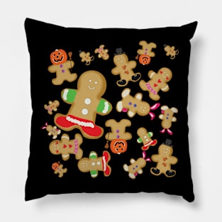 Sam the Gingerbread Cookie -Holidays Pillow