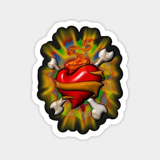 Sacred Pirate Heart Magnet