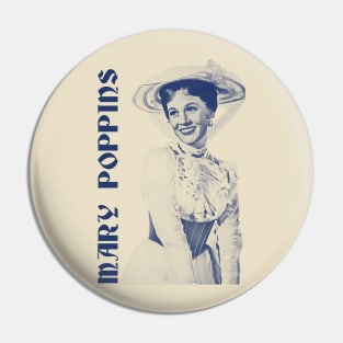 Mary Poppins Vintage Blue Pin