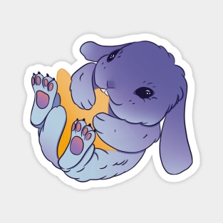 Galaxy  pastel bunny Magnet