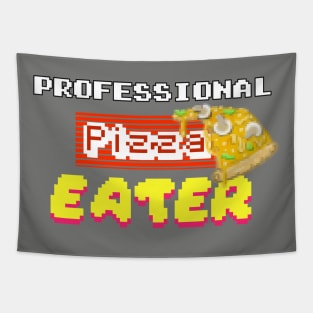 Professional Pizza Eater Funny Food Pun Tapestry