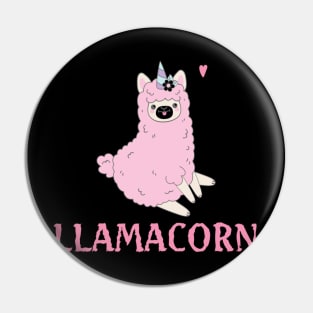 LLamacorn LLama and Unicorn Lover Pin