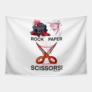 Scissors Wins Tapestry