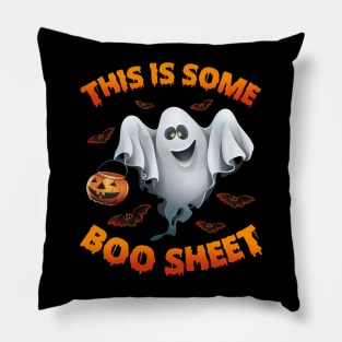 Funny Halloween This is Some Boo Sheet Costume Men Women Pillow