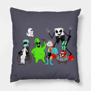 The Nightmare In Bikini Bottom Pillow