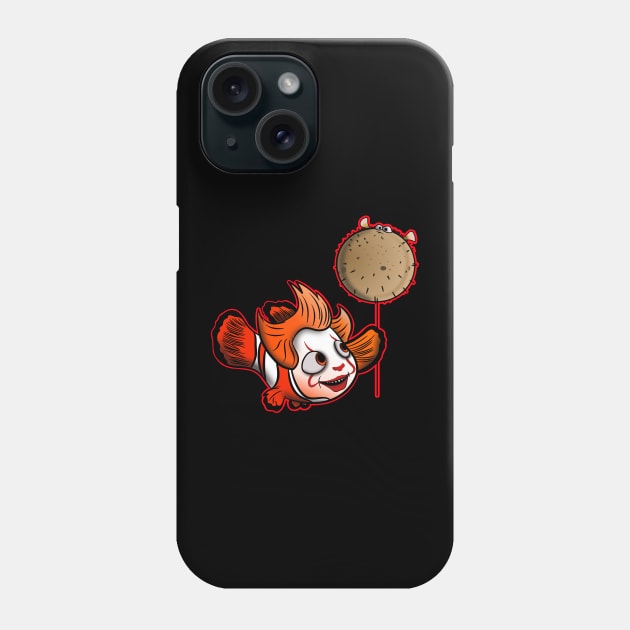 Clown Fish Mashup Phone Case by M-DRAWZ