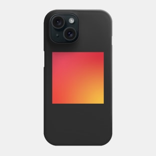 Warm Red Orange and Yellow Gradient Phone Case