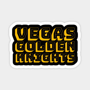 Vegas golden retro Magnet