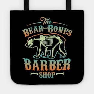 Funny Bear Bones - Barbershop Graphic Tote