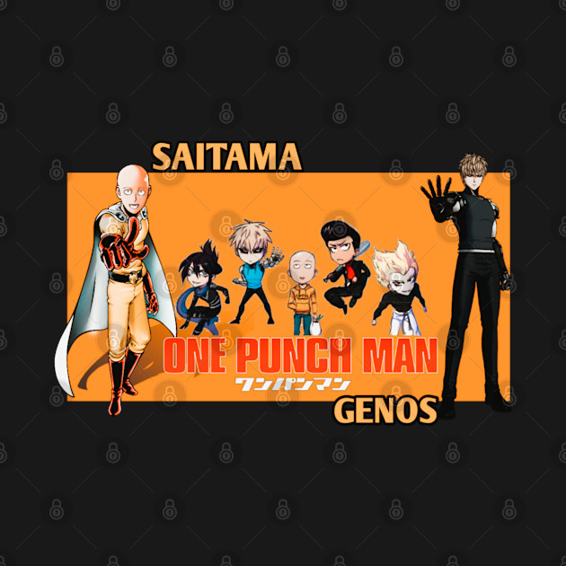 Disover Saitama orange version - One Punch Man - T-Shirt