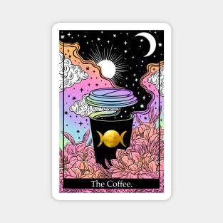 Tarot card the Coffee Magnet