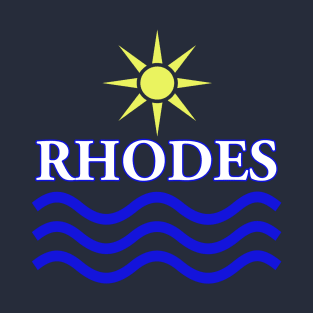 RHODES-Greece Sun Water T-Shirt