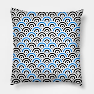 Undercutting Circles 2 Pillow