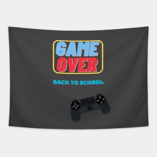 game over back to school Tapestry