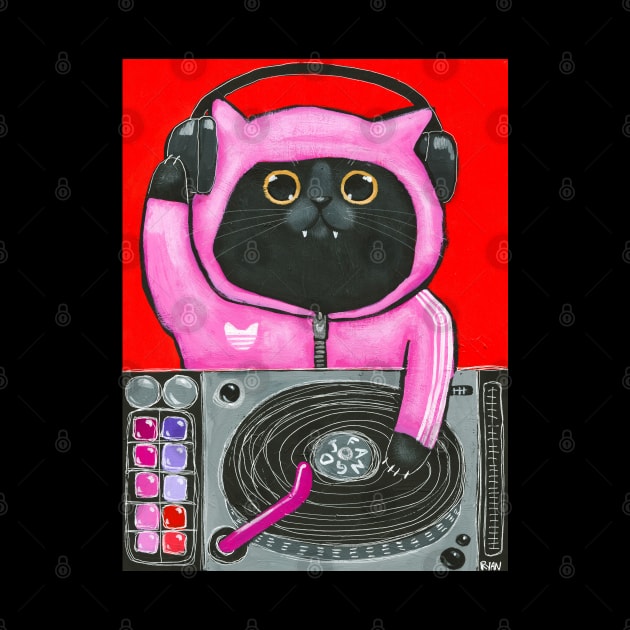 DJ Fang by KilkennyCat Art