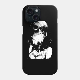 Manga style girl portrait Phone Case