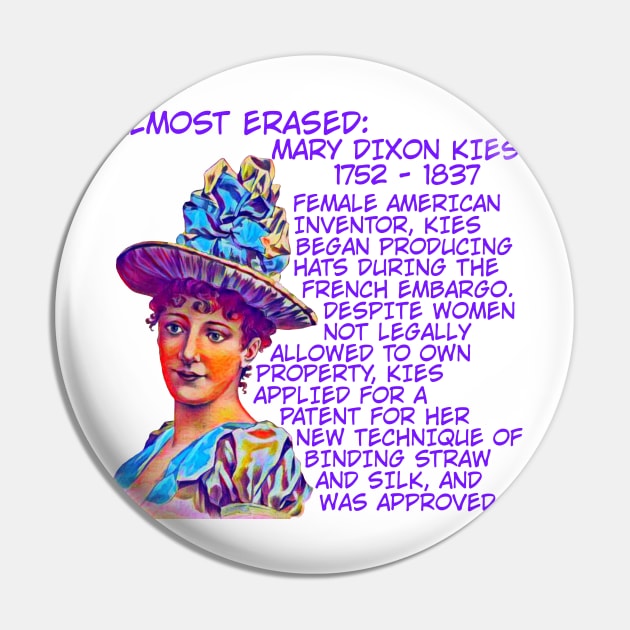 Almost Erased: Mary Dixon Kies Pin by Courage Today Designs