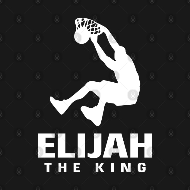 Elijah Custom Player Basketball Your Name The King by Baseball Your Name