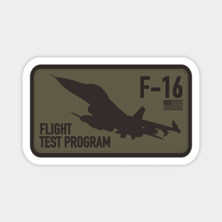 F-16 Flight Test Program (subdued) Magnet