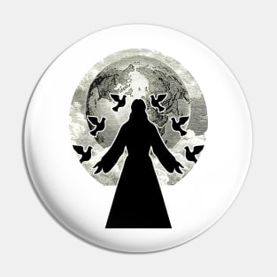 Jesus Christ lord of the earth Pin