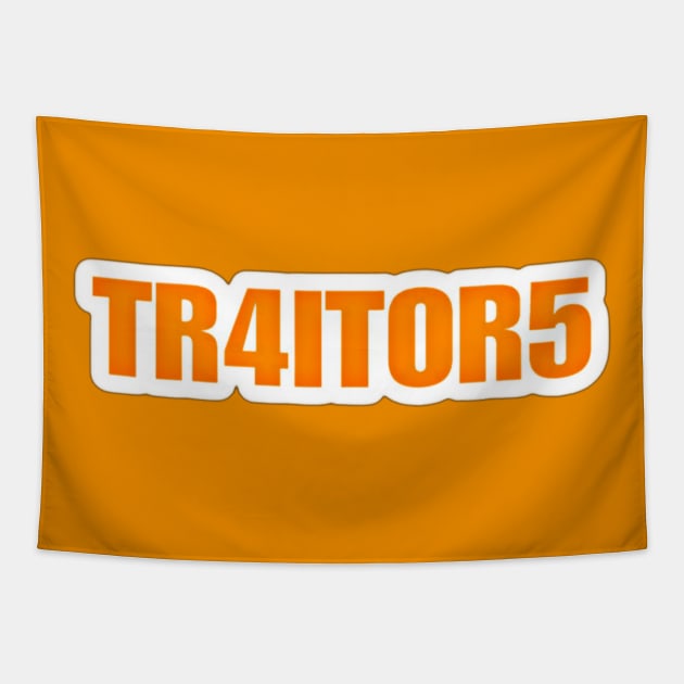 TR4ITOR5 - Sticker - Back Tapestry by SubversiveWare