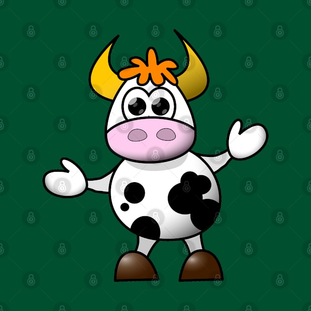 Cartoon cow by Empresa International