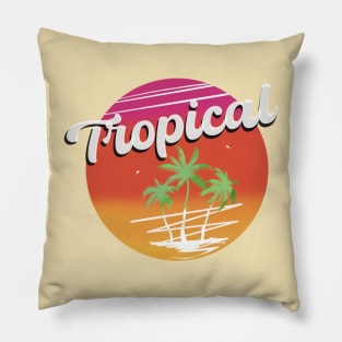 Tropical Beach Pillow